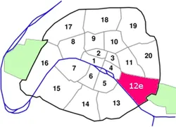 casse voiture Paris 12e Arrondissement (75012)