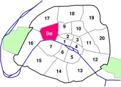 enlevement epave gratuit Paris 8e Arrondissement (75008)